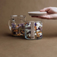 Bio Sojawachs Schmelzer im Glas, mit Rosenduft - The Baltic Shop