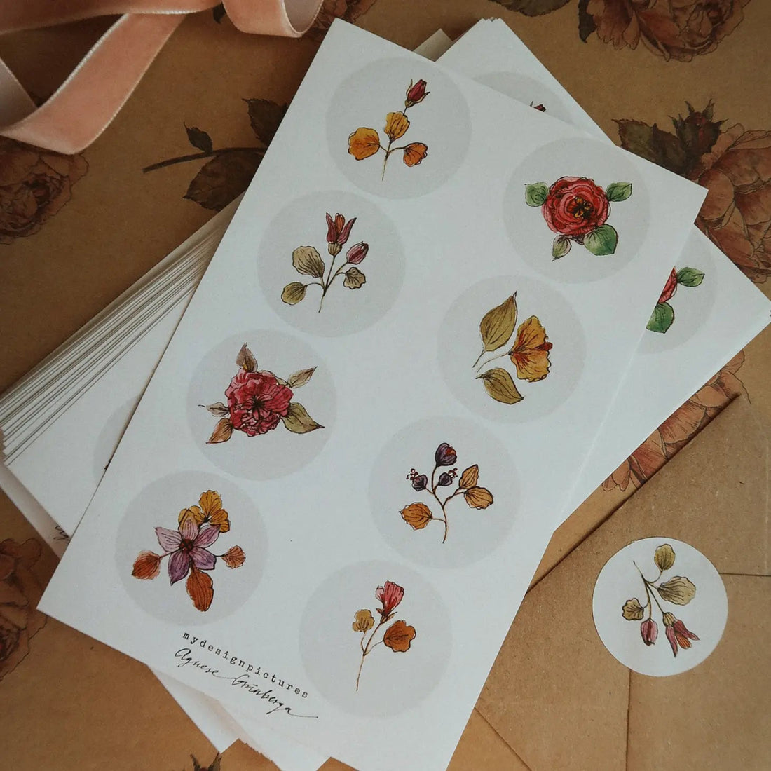 Wunderschöne Aufkleber für Geschenke - The Baltic Shop